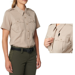 WOMEN’S CLASS A FLEX-TAC® POLY/WOOL TWILL SHORT SLEE- VE SHIRT Marca 5.11
