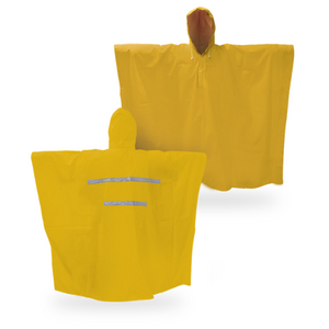 CAPAMANGA IMPERMEABLE TIPO PONCHO CON REFLEJANTE DZ1003-R MARCA MR SEGURIDAD