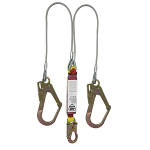 AMORTIGUADOR IMPACTO DOBLE CABLE DE ACERO GANCHO GRANDE